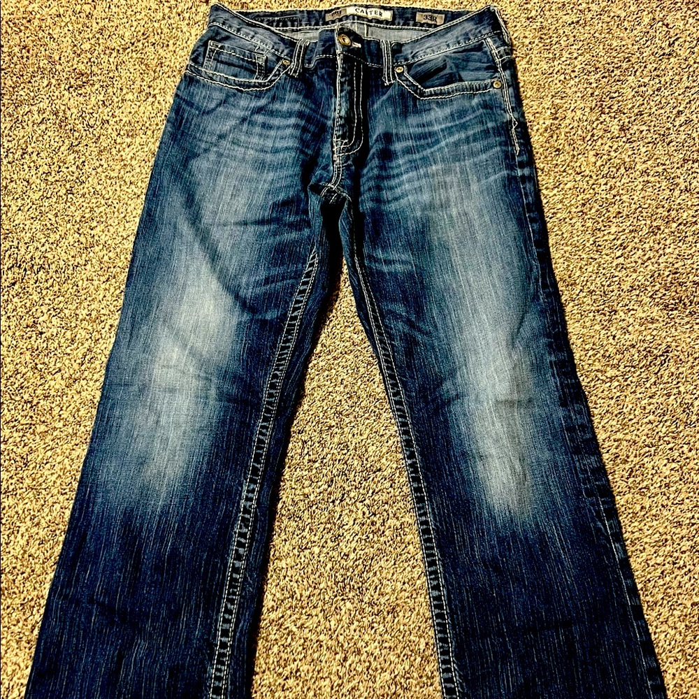 Mens Carter Buckle Jeans